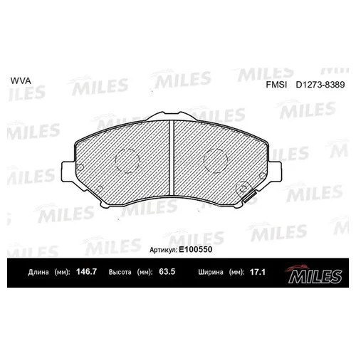   CHRYSLER VOYAGER/JEEP CHEROKEE/WRANGLER 07- .SEMIMETALLIC E100550