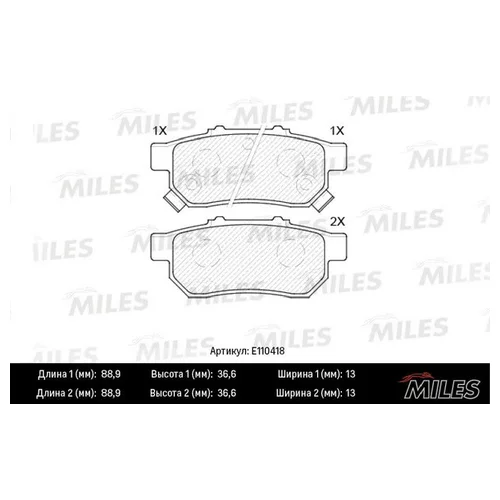   HONDA CIVIC VI 1.6 95-01/JAZZ 1.2/1.4 02-  SEMIMETALLIC E110418