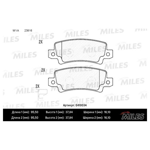   ( ) TOYOTA COROLLA (E12) 02>06     E410034 E410034 MILES