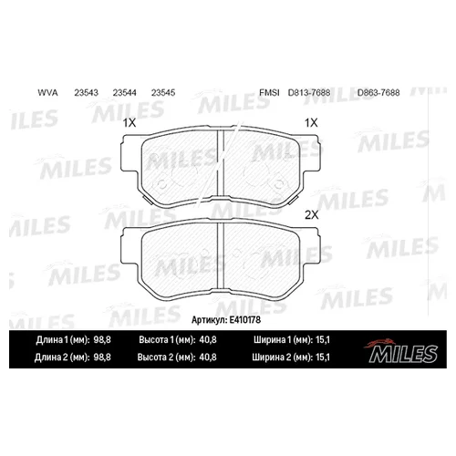   ( )  (HY ELANTRA 06-, SONATA EF/NF, SANTA FE (SM) 01-06) ( ) E410178 E410178