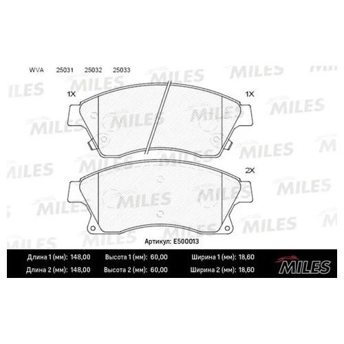   CHEVROLET CRUZE/OPEL ASTRA J 15 10-  CERAMIC E500013