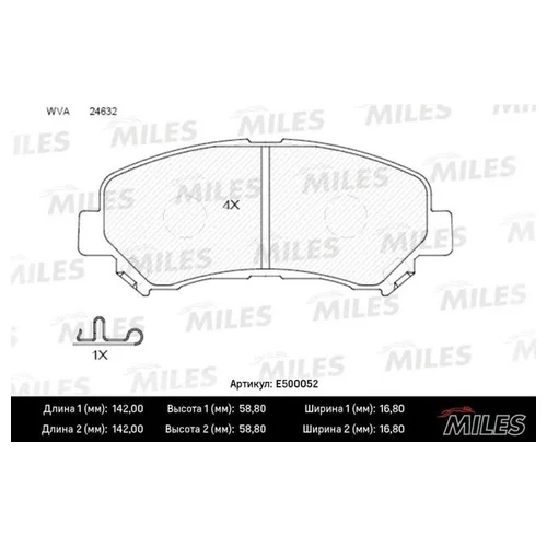   NISSAN QASHQAI 1.6/2.0 07-/X-TRAIL 07-  CERAMIC E500052