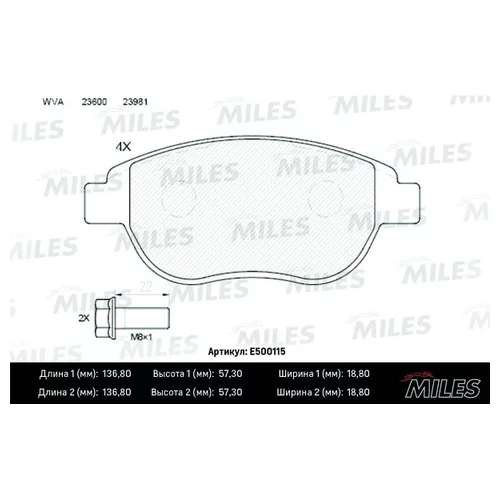  .CITROEN C4/BERLINGO/FIAT DOBLO/PEUGEOT 307/PARTNER .CERAMIC E500115