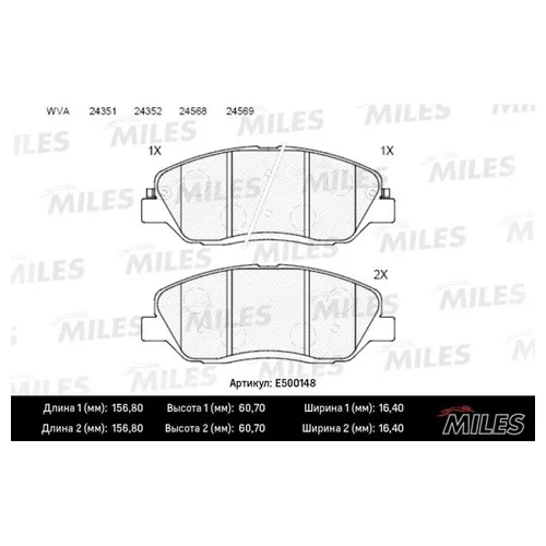   ( CERAMIC) HYUNDAI SANTA FE (CM)/(SM) 05-/KIA SORENTO (XM) 09-  (TRW GDB3418) E500148 E500148