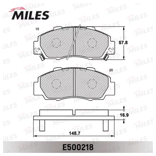   HONDA ACCORD 91-98/CR-V 95-02  CERAMIC E500218