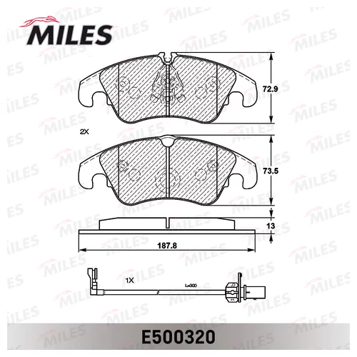   AUDI A6/ALLROAD/S6/A7 (1LA/1LJ) 10-  CERAMIC E500320