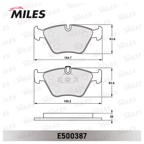   BMW E39 520I/523I/535I  CERAMIC E500387