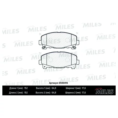   HONDA ACCORD 2.0/2.4  08-  CERAMIC E500416