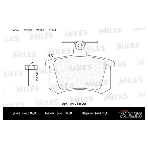   AUDI 100 82>95/A4 95>97/A6 95>97/A8 94>99  CERAMIC E510066