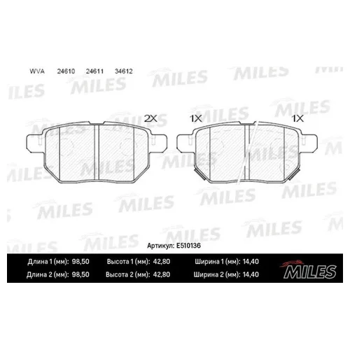   TOYOTA COROLLA 1.4 VVT-I 02>/AURIS 1.6/1.4 07> .CERAMIC E510136