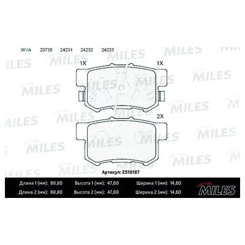  . HONDA ACCORD 2.0-2.4  08-/CR-V II/FR-V 05-  CERAMIC E510187