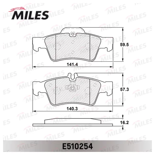   MERCEDES-BENZ W211/W212/W220/W221/R230  CERAMIC E510254