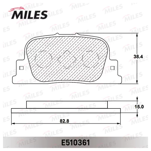   TOYOTA CAMRY V20 2.2-3.0 96-01/V30 01-  CERAMIC E510361