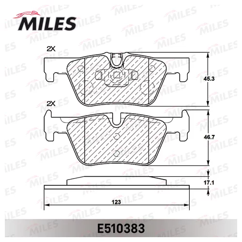   BMW 1 F20 10-/3 F30 11-  CERAMIC E510383