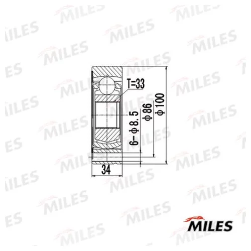  AUDI 80/A4 I/SKODA/GOLF I-III/PASSAT II-IV 1.6-2.9 81-10 . GA10050 MILES GA10050 GA10050