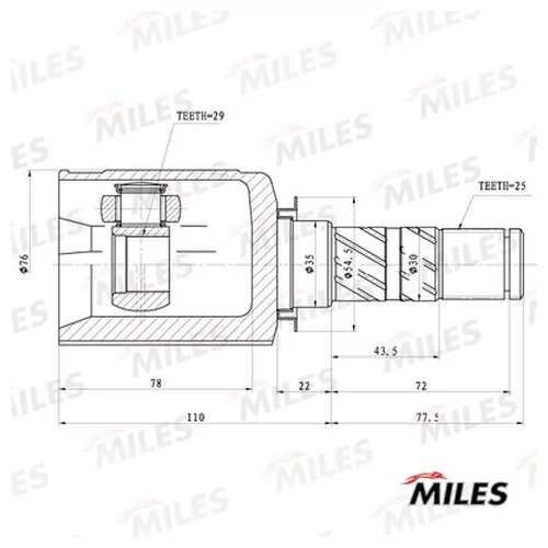  SUBARU FORESTER III/IMPREZA II/LEGACY IV/OUTBACK/TRIBECA 1.5-3.6 00- . GA10067