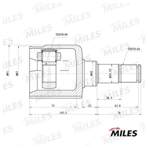  FORD MONDEO IV/GALAXY II/S-MAX 1.8TDCI-2.0 06- . GA10080