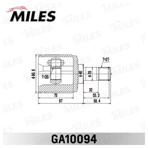  HONDA ACCORD (CL/CN/CM) 02-08 . GA10094