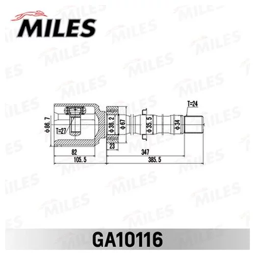  TOYOTA RAV4 ACA3  05-12/ESTIMA GSR5  06- . GA10116 GA10116