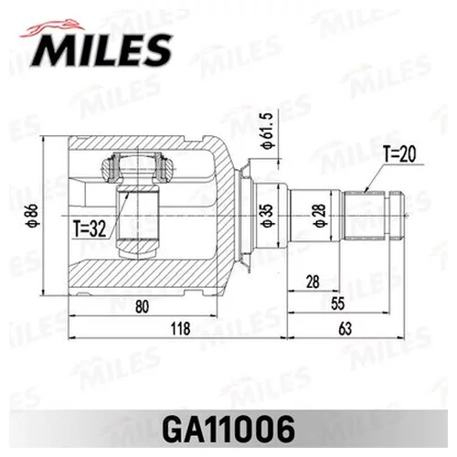  TOYOTA AVENSIS 97-03 . . GA11006 GA11006