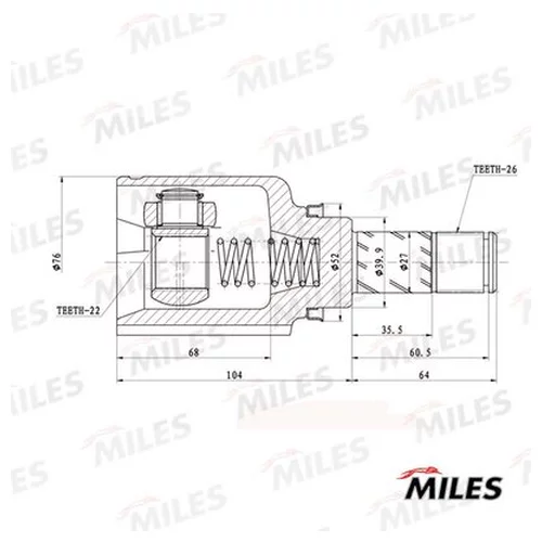  LADA X-RAY 15- ..( RENAULT JR5) GA12001 GA12001