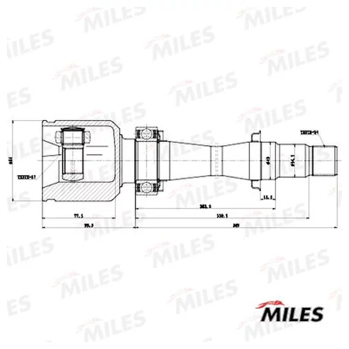  TOYOTA CAMRY IV-V V30/V40 2.0-2.4 01-11 .   GA12074 GA12074