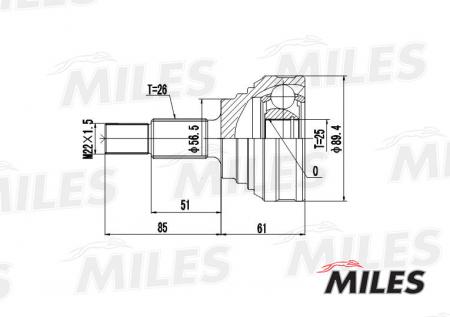  AUDI 100 / 200 / 80 1.6-2.3 77-91 . GA20005 GA20005