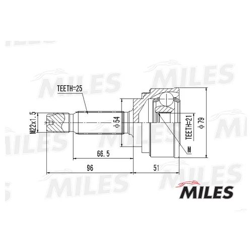  MITSUBISHI COLT 1.5-95-05 .(ABS) GA20256