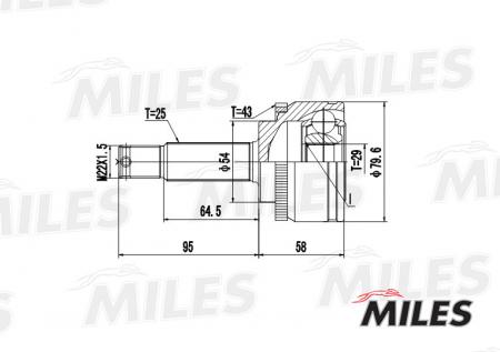  MITSUBISHI COLT V / LANCER VIII 1.3 95-03 . +ABS GA20260