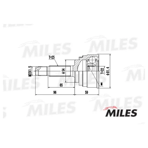  MITSUBISHI GALANT/COLT/LANCER 1.3/1.8 87-96 . GA20263 GA20263