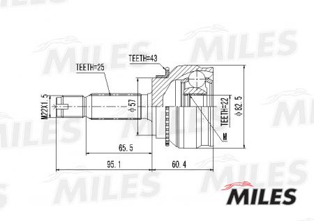  MITSUBISHI LANCER IX/CEDIA/MIRAGE 1.6 98- . +ABS GA20271