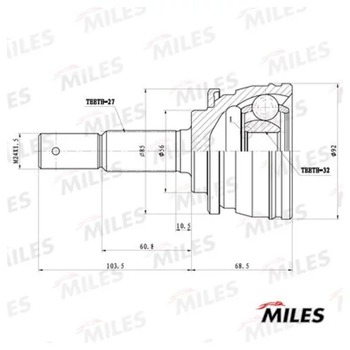  NISSAN PRIMERA P10 1.8-2.0 85-96 . GA20325