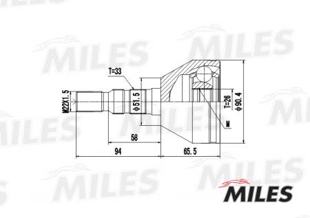  OPEL ASTRA / ZAFIRA 1.9-2.0 04- . GA20354 GA20354