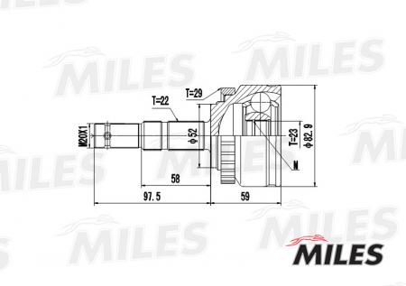  OPEL CORSA / COMBO / MERIVA 1.3-1.7D 01- . (ABS) GA20360 GA20360