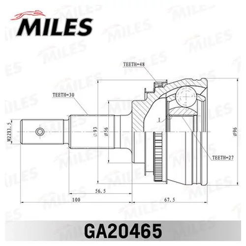  TOYOTA CAMRY/LEXUS ES300 3.0 91-97 .(ABS) GA20465 GA20465