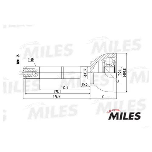  TOYOTA LAND CRUISER 80 4.2/4.5 90-98 . GA20489 GA20489