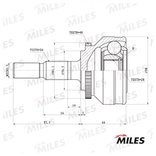  VOLVO 850/C70/S70/V70 2.0-2.5TDI 93-05 . +ABS GA20504