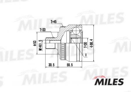  AUDI A4 I/SKODA/VW PASSAT V 1.6-2.3 96-08 . +ABS GA20521