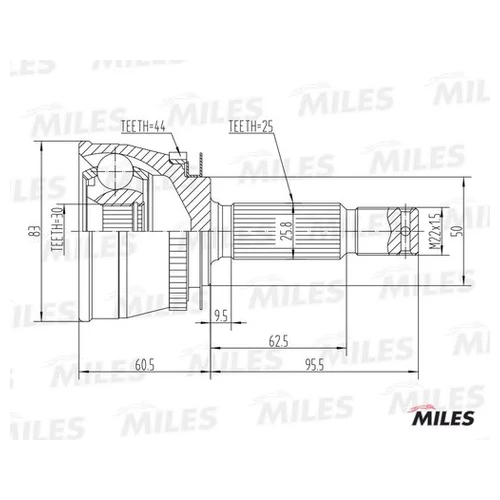  HYUNDAI MATRIX 1.5 01- . +ABS GA20572 GA20572