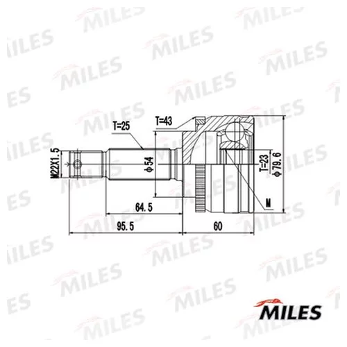  MITSUBISHI CARISMA/LANCER 1.6>2.0 92>06 .(ABS) GA20578 GA20578