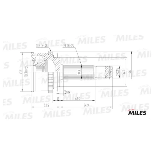  HYUNDAI GETZ 1.3 / 1.6 02- . GA20601 GA20601