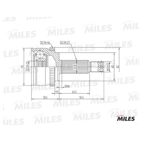  HYUNDAI I30/KIA CEED 1.4-1.6 06- . +ABS GA20629 GA20629