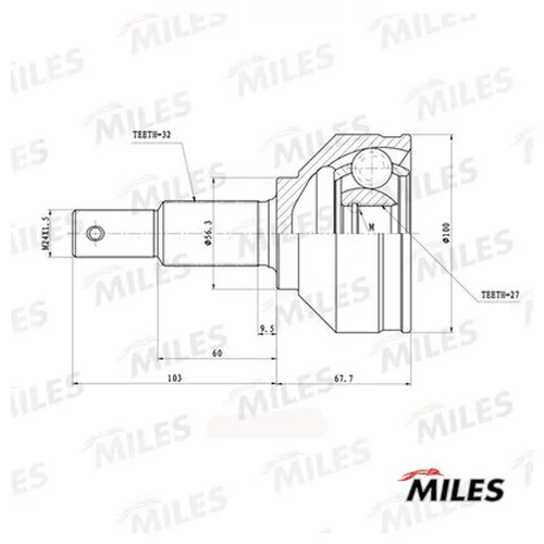  NISSAN MURANO Z51 2007- . GA20748