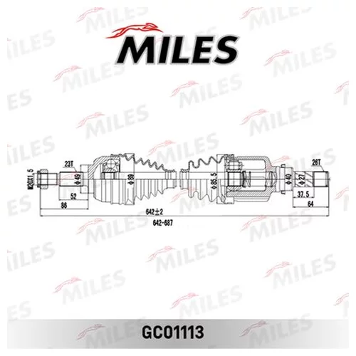    RENAULT LOGAN / CLIO 1.4-1.6 06- . GC01113 GC01113