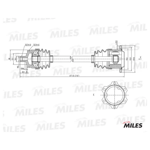    AUDI A4/VW PASSAT 1.8T-2.3 95-05 . (ABS) GC02012 GC02012