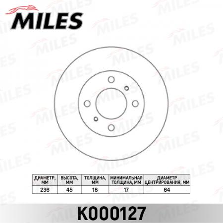   MITSUBISHI CARISMA 1.6 / 1.9 95-06 / COLT 92-05 / LANCER 92-03  K000127 K000127