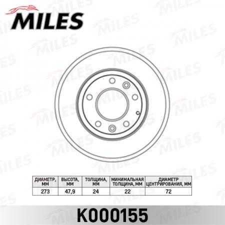   MAZDA 323 2.0 01-04 / 626 2.0 98-02 / 6 1.8 02- / PREMACY 2.0 99- . K000155 MILES