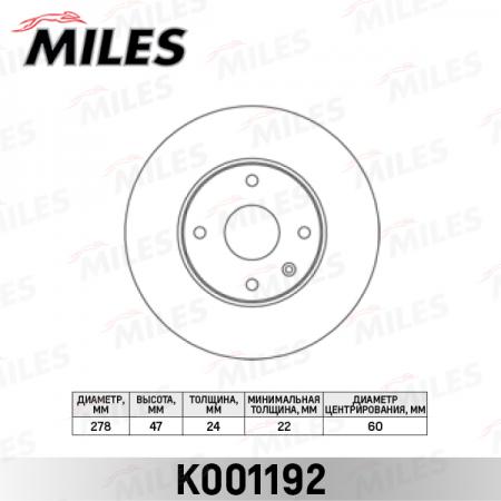   CHEVROLET EPICA 2.0-2.5 05-  .D=278 K001192