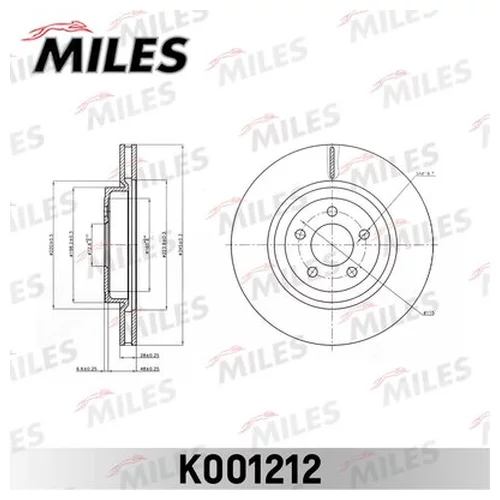   CHRYSLER 300C 04-  D=345. K001212 K001212