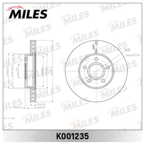   FORD FOCUS II / III / C-MAX 03- / VOLVO S40 04-  .D=278. K001235